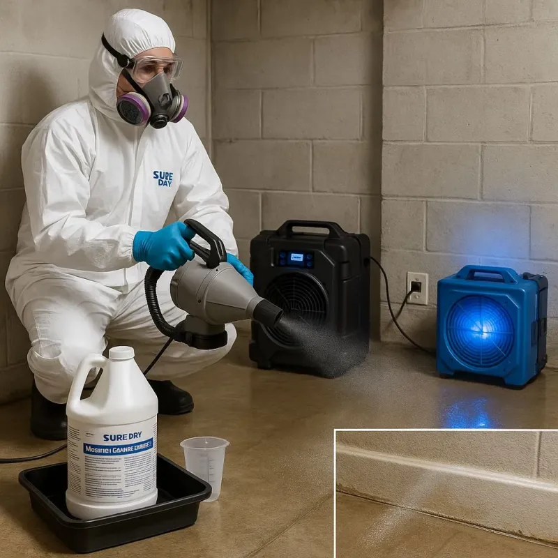 Sanitization and Odor Removal process in Medford, MA
