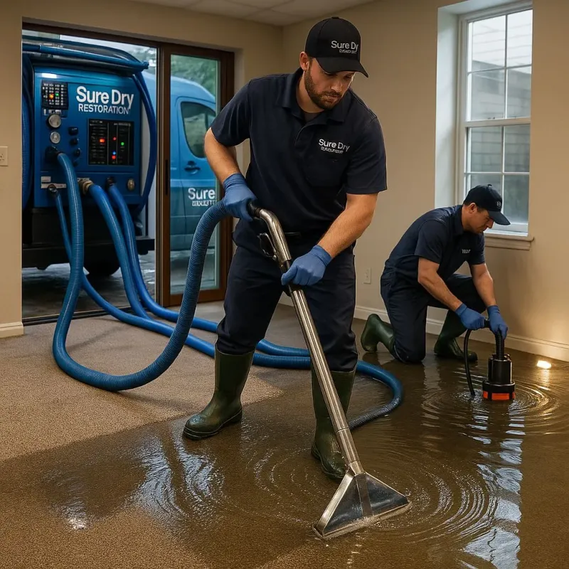 Water Extraction and Removal process in Medford, MA
